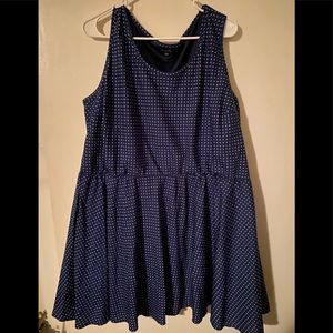 Simply Be Navy skater dress